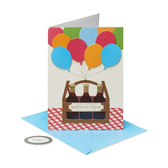 Papersong Premium Birthday Card (Birthday Brew)