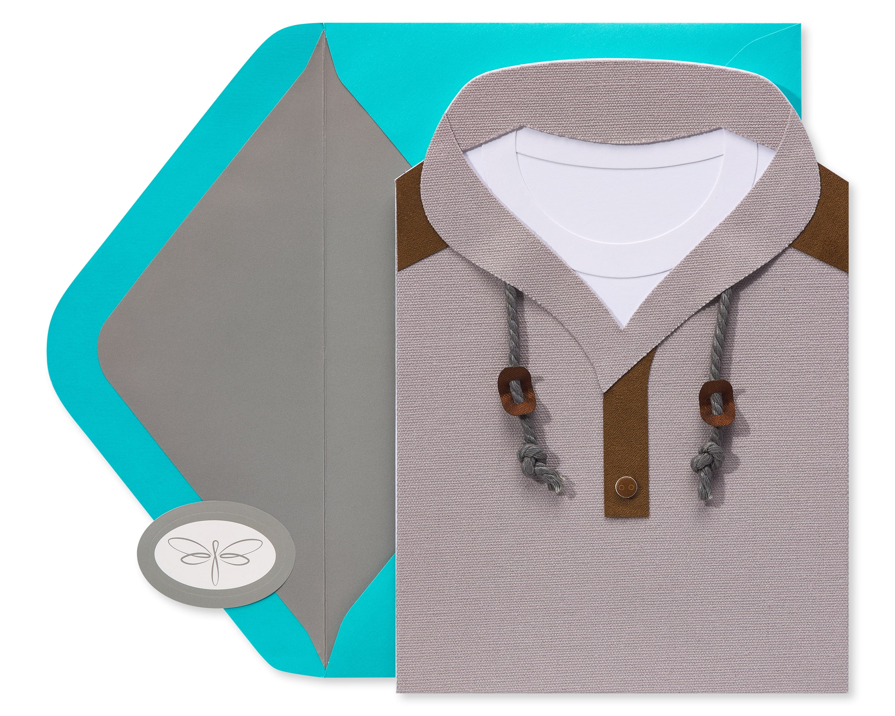 Papersong Premium Birthday Card (Men's Hoodies)