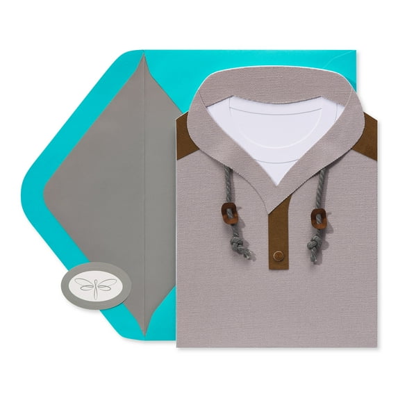 Papersong Premium Birthday Card (Men's Hoodies)