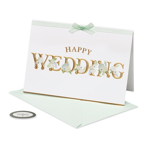 Papersong Premium Wedding Card Floral Wedding (Endless Happiness)