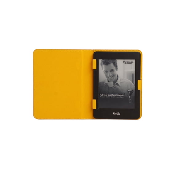Paperthinks Recycled Leather E-Reader Case Yellow Gold