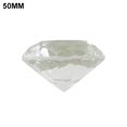 thumbnail image 1 of Paperweights Home Decoration Party Adornment Desktop Ornaments Raw Gemstone Clear Glass Crystal Diamond Faceted Cut 50MM(W), 1 of 1