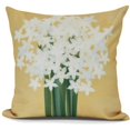 thumbnail image 1 of Paperwhites, Floral Print Pillow, 1 of 2