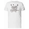 thumbnail image 1 of Paperwork Stress Doodle Tee Men's -Image by Shutterstock, 1 of 2