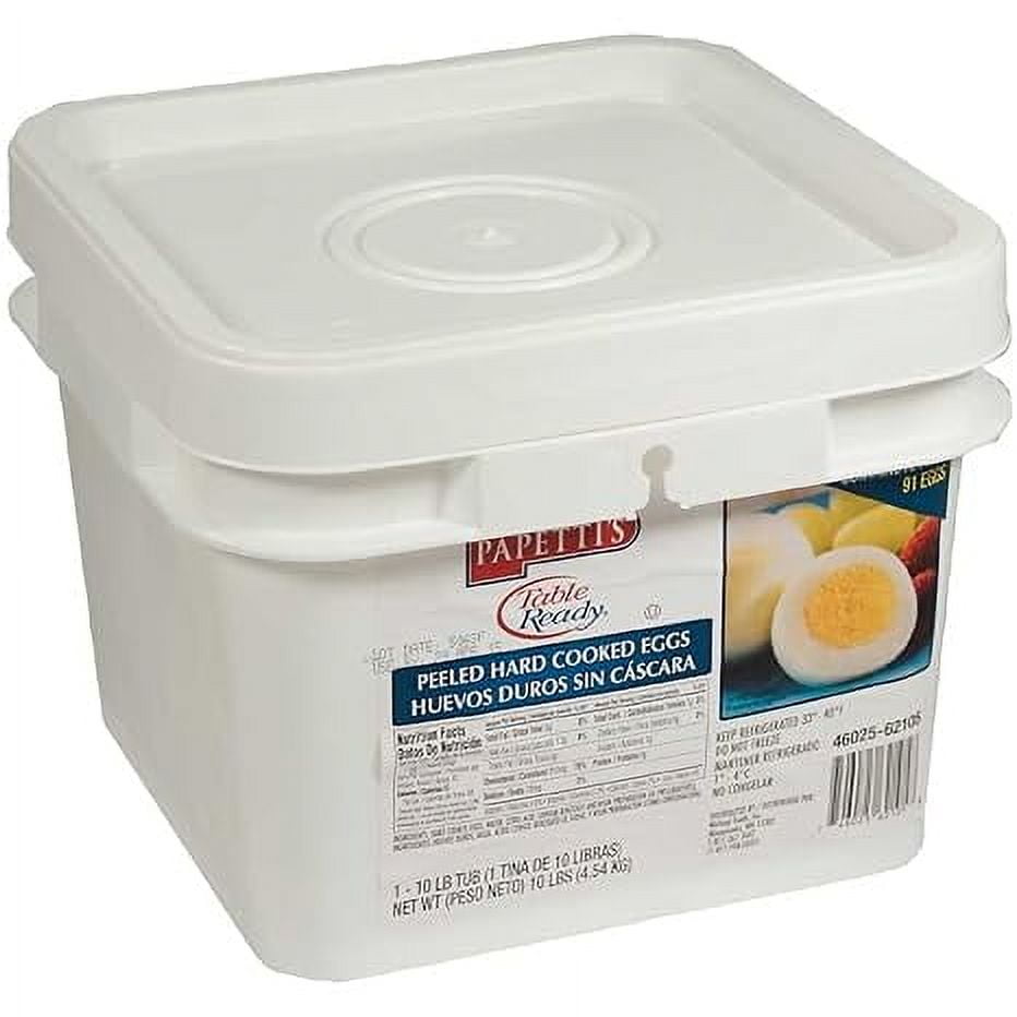 Papettis Peeled Hard Cooked Eggs, 10 Pound -- 1 each.
