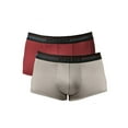 thumbnail image 1 of Papi 2-Pack Brazilian Trunk Underwear - UMPA107 (Chiseled Stone/Beet Red, XL), 1 of 3