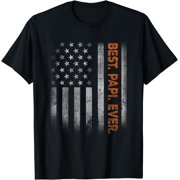 Papi American Flag Father's Day For Grandpa From Daughter T-Shirt