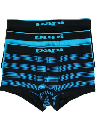  papi Stylish Brazilian Solid and Print Trunks (3-Pack