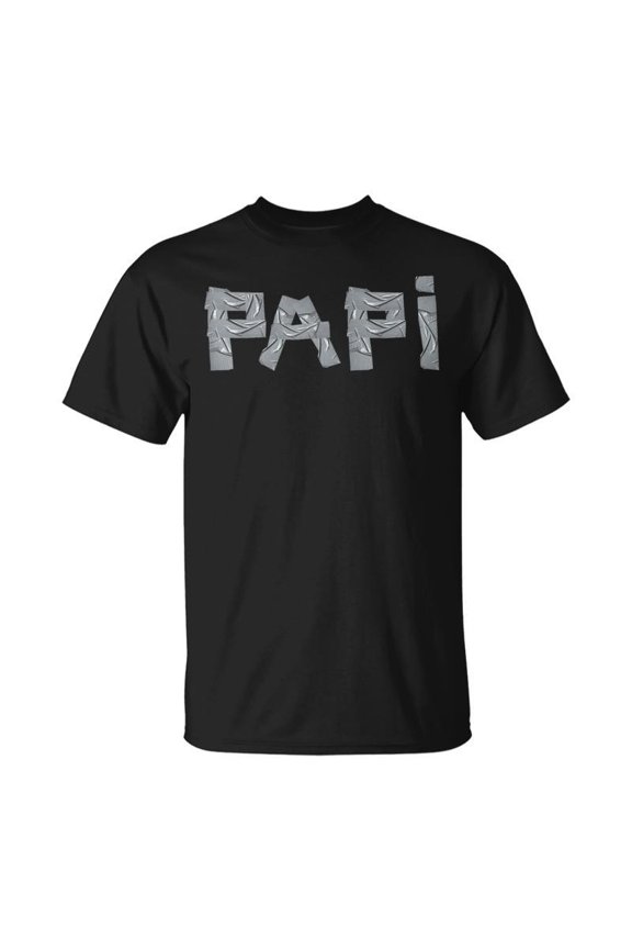 Papi Dad Fathers Day 2024 Tape Style TShirt