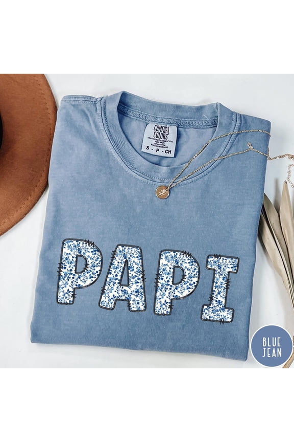 Papi Floral Dad Spanish Father'S Day Gift Latino Grandpa Papi T-Shirt