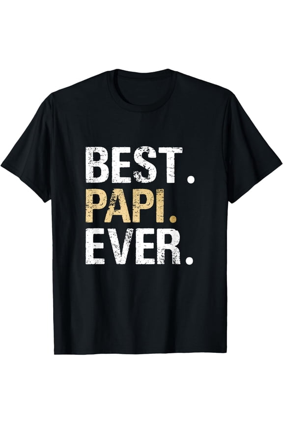 Papi Gift from Granddaughter Grandson Best Papi T-Shirt