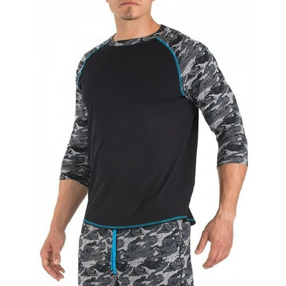 Papi Men's Slub Jersey Baseball Tee Shirt - 627113