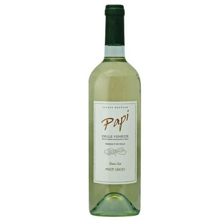 Papi Pinot Grigio White Wine, 750ml Bottle