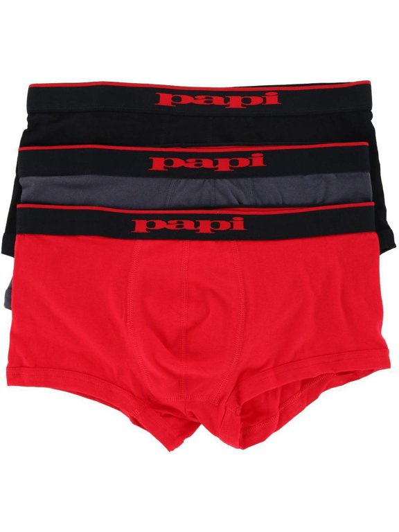 Solid Brazilian Cut Trunks (3 Pack) (Men)