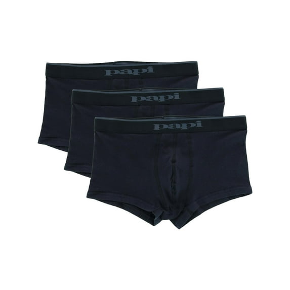 Papi Solid Brazilian Cut Trunks (3 Pack) (Men)