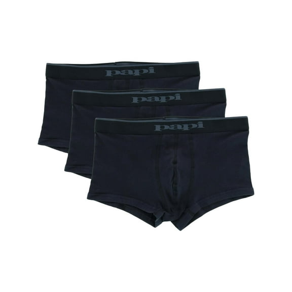 Papi Solid Brazilian Cut Trunks (3 Pack) (Men)