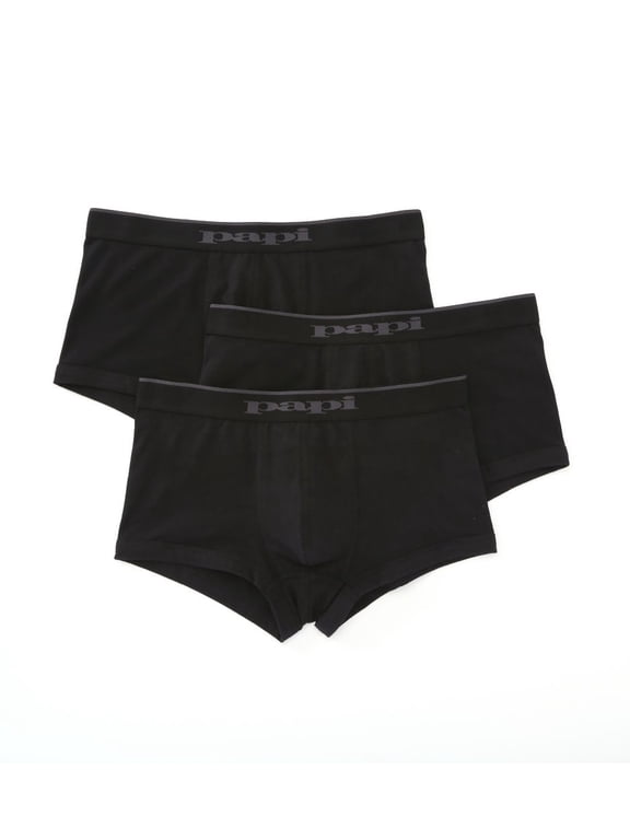 Solid Brazilian Cut Trunks (3 Pack) (Men)