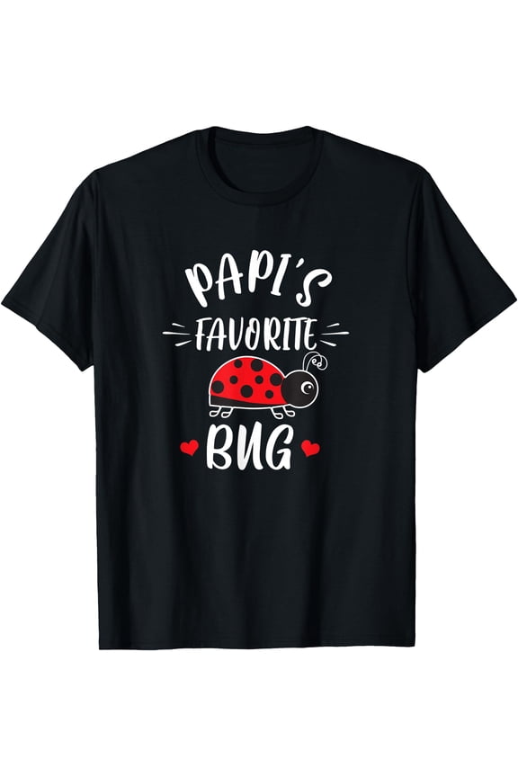 Papi's Favorite Bug For Kid From Spanish Daddy Ladybug T-Shirt