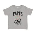 thumbnail image 1 of Papi's Girl Toddler T-Shirt 2T Athletic Heather, 1 of 3