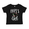 thumbnail image 1 of Papi's Girl Toddler T-Shirt 5/6T Black, 1 of 3
