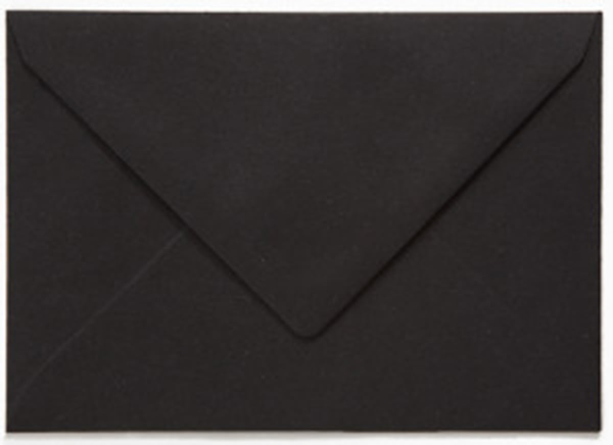 Papicolor A6 Envelopes 50/Pkg-Kraft Black - Walmart.com