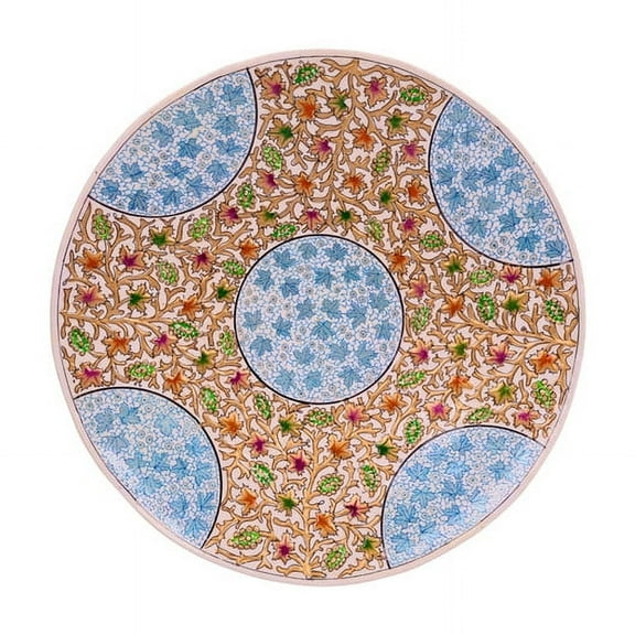 Kashmiri Papier Mache Wall Decor Decorative Plate