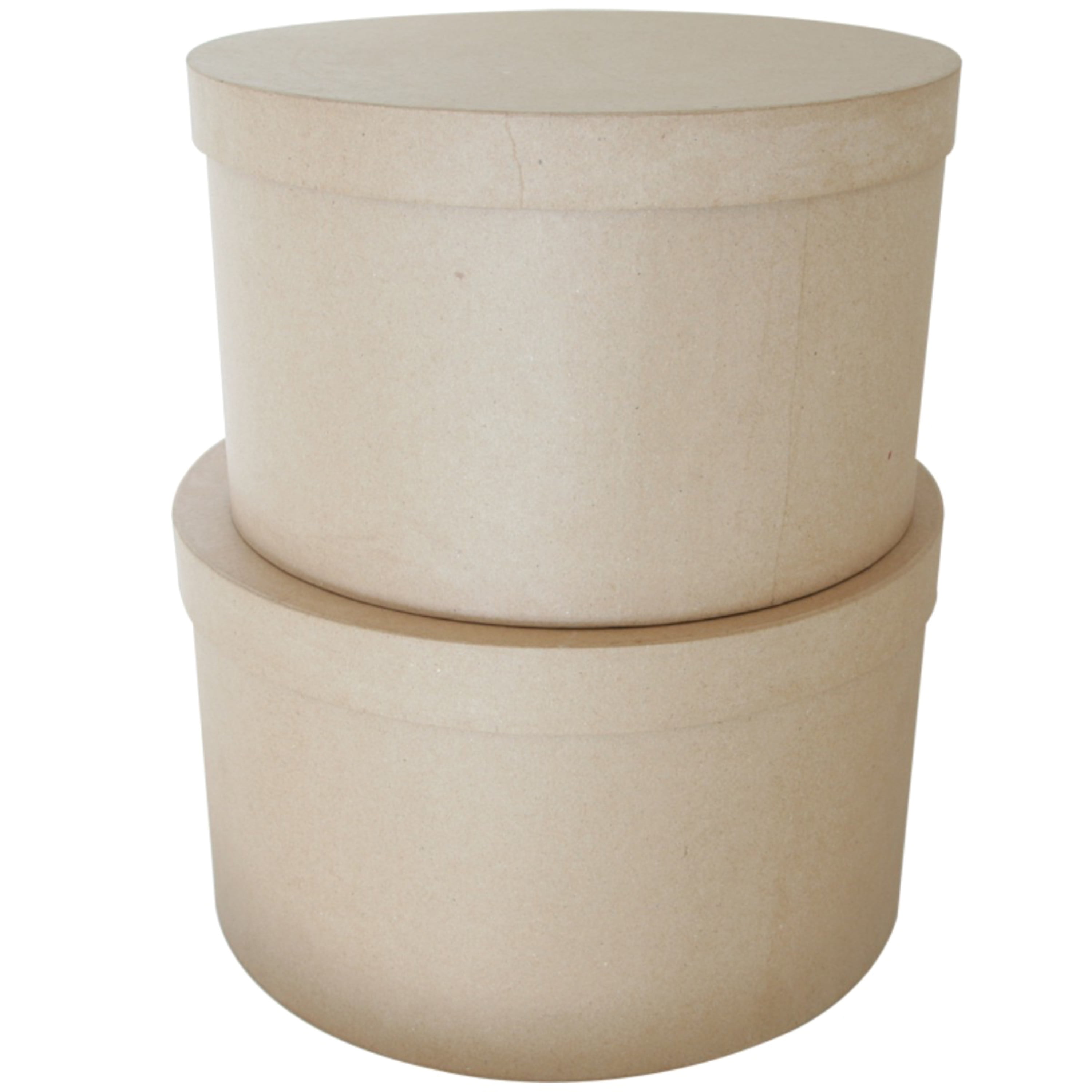Papier Mache Hat Box, 2/Pkg.