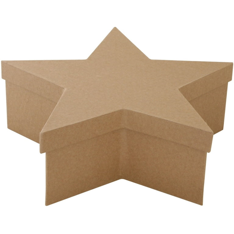 Papier Mache Star Box, Extra-Large, 11.7