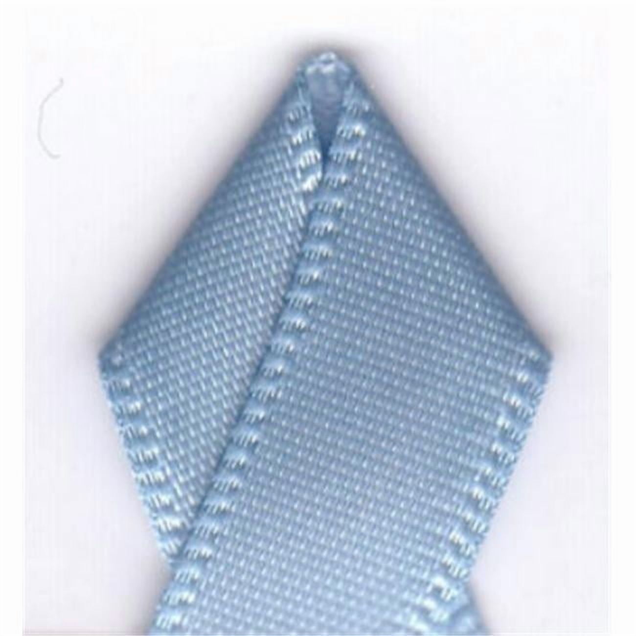 Papilion R074400230332100Y .88 in. Double-Face Satin Ribbon 100 Yards - French Blue