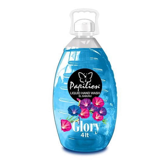 Papilion Liquid Hand Wash Refill Bottle, Glory, 135.2 FL OZ