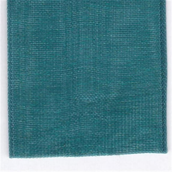 Papilion R072070160347100Y .63 in. Sheer Chiffon Ribbon 100 Yards - Teal
