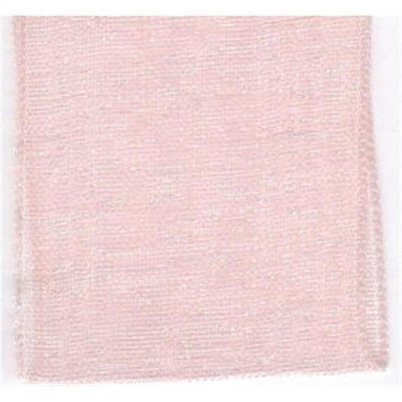 Papilion R072070230720100Y .88 in. Chiffon Ribbon 100 Yards - Peach
