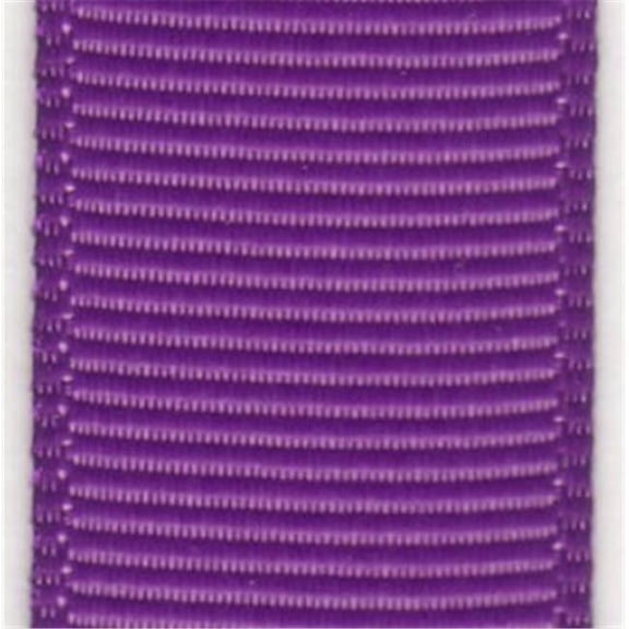 Papilion R074200060465100Y .25 in. Grosgrain Ribbon 100 Yards - Purple