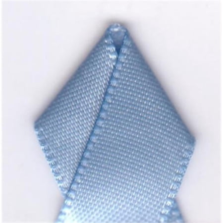 Papilion R074300060333100Y .25 in. Single-Face Satin Ribbon 100 Yards - Bluebird