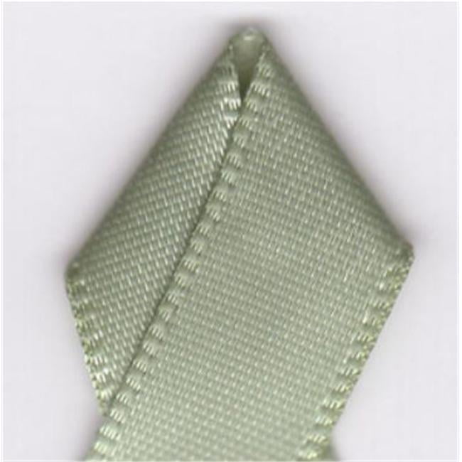 Papilion R074300090567100Y .38 in. Single-Face Satin Ribbon 100 Yards - Spring Moss