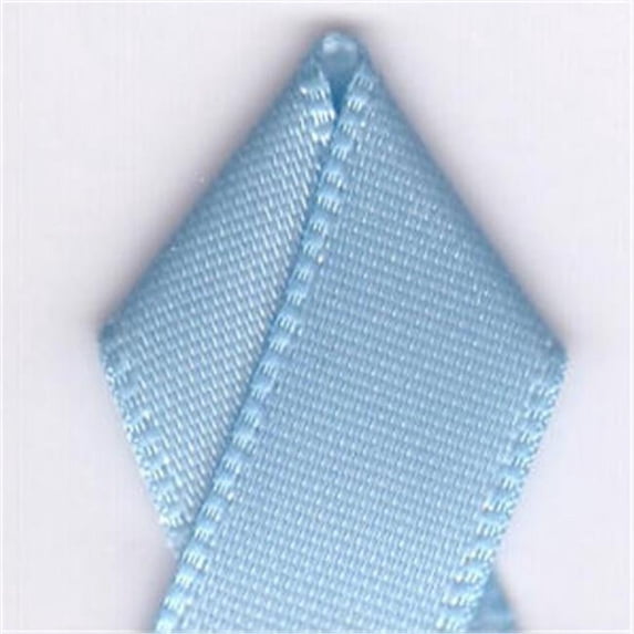 Papilion R074300120308100Y .5 in. Single-Face Satin Ribbon 100 Yards - Blue Topaz