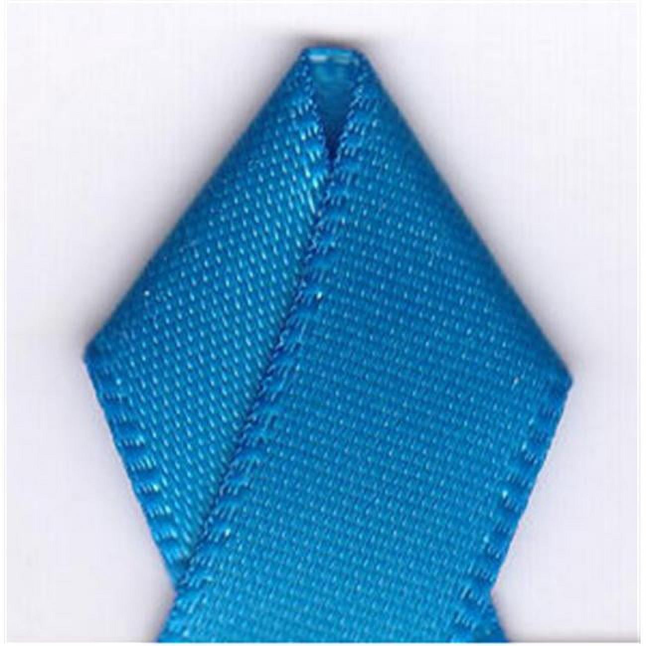 Papilion R074300120327100Y .5 in. Single-Face Satin Ribbon 100 Yards - Aegean