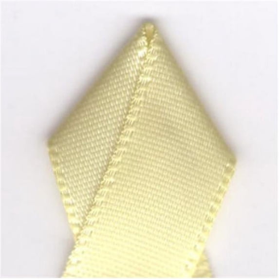 Papilion R074300120617100Y .5 in. Single-Face Satin Ribbon 100 Yards - Baby Maize