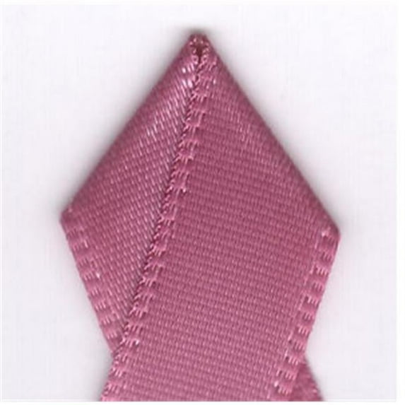 Papilion R074300160168100Y .63 in. Single-Face Satin Ribbon 100 Yards - Colonial Rose