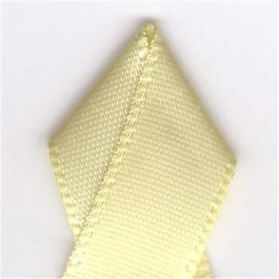 Papilion R074300160617100Y .63 in. Single-Face Satin Ribbon 100 Yards - Baby Maize