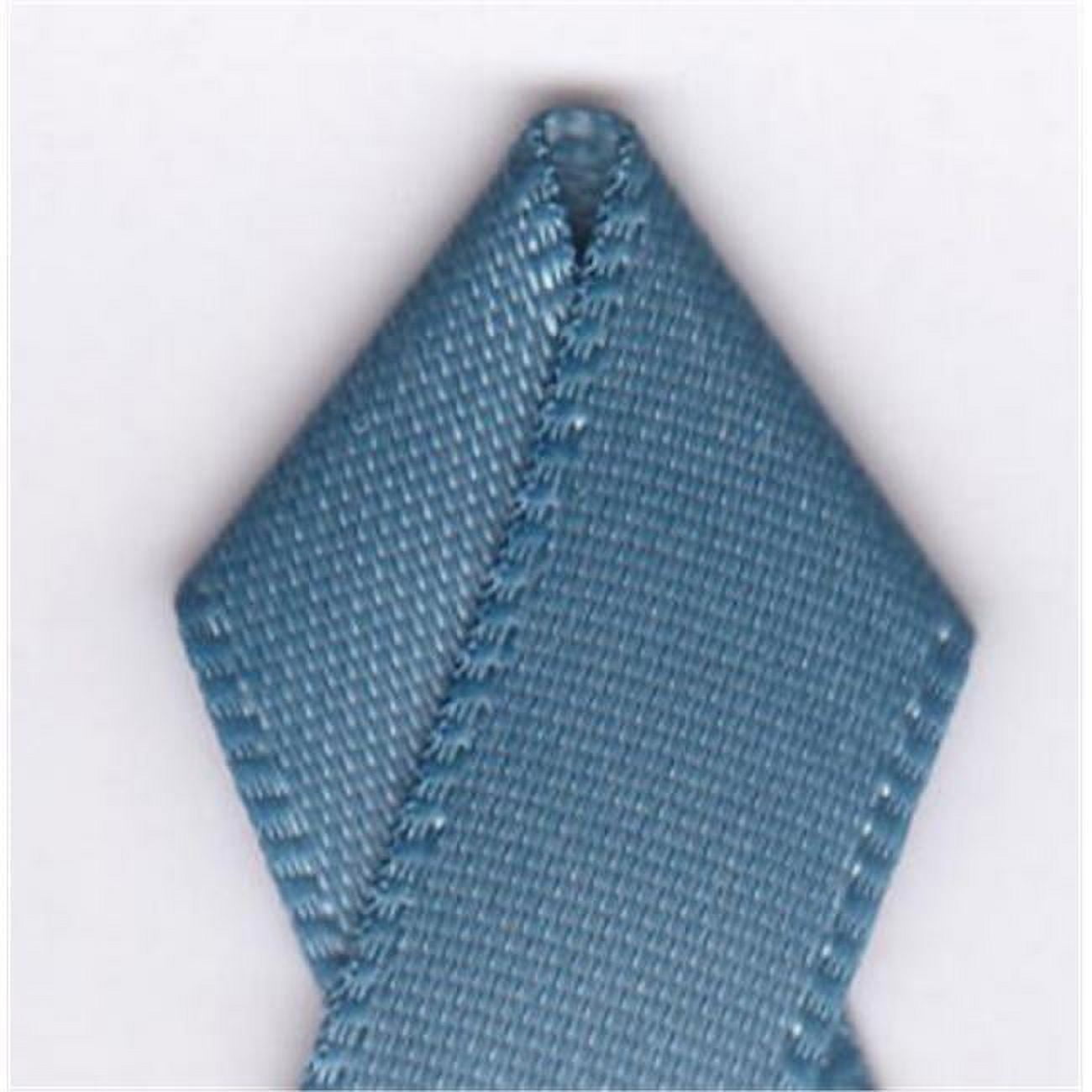 Papilion R074300230338100Y .88 in. Single-Face Satin Ribbon 100 Yards - Antique Blue