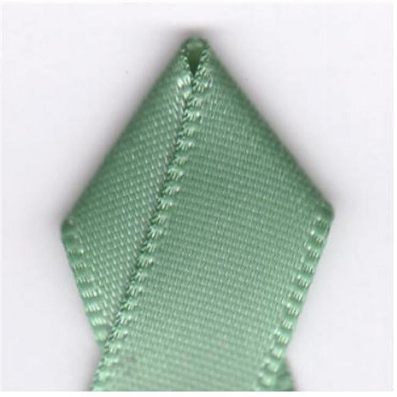 Papilion R074300230577100Y .88 in. Single-Face Satin Ribbon 100 Yards - Sage Green