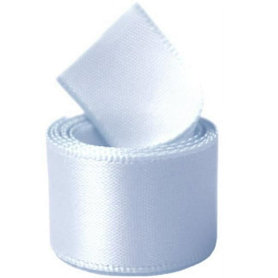 Papilion R07430538030350YD 1.5 in. Single-Face Satin Ribbon 50 Yards - Blue Vapor