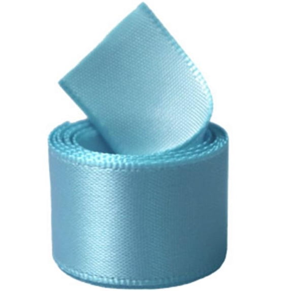 Papilion R07430538031750YD 1.5 in. Single-Face Satin Ribbon 50 Yards - Misty Turquoise