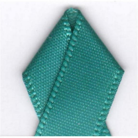 Papilion R074400090346100Y .38 in. Double-Face Satin Ribbon 100 Yards - Jade