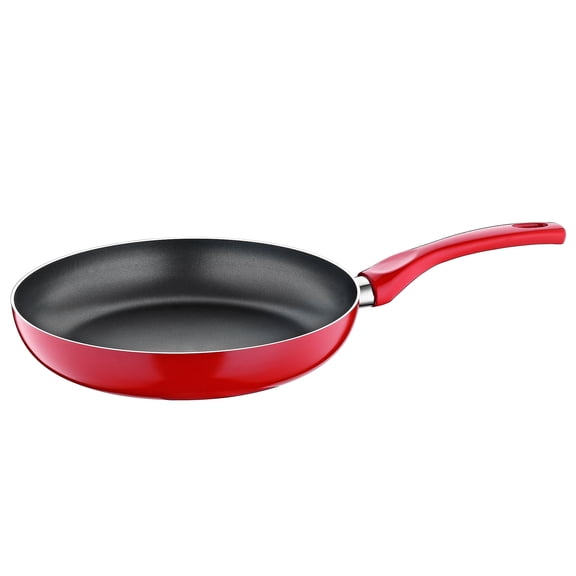 Papilla REDIO Non-Stick Frying Pan 10.2 (26 cm) Aluminum Nonstick Frypan Deep Cooking Pan for Kitchen Skillet, Red