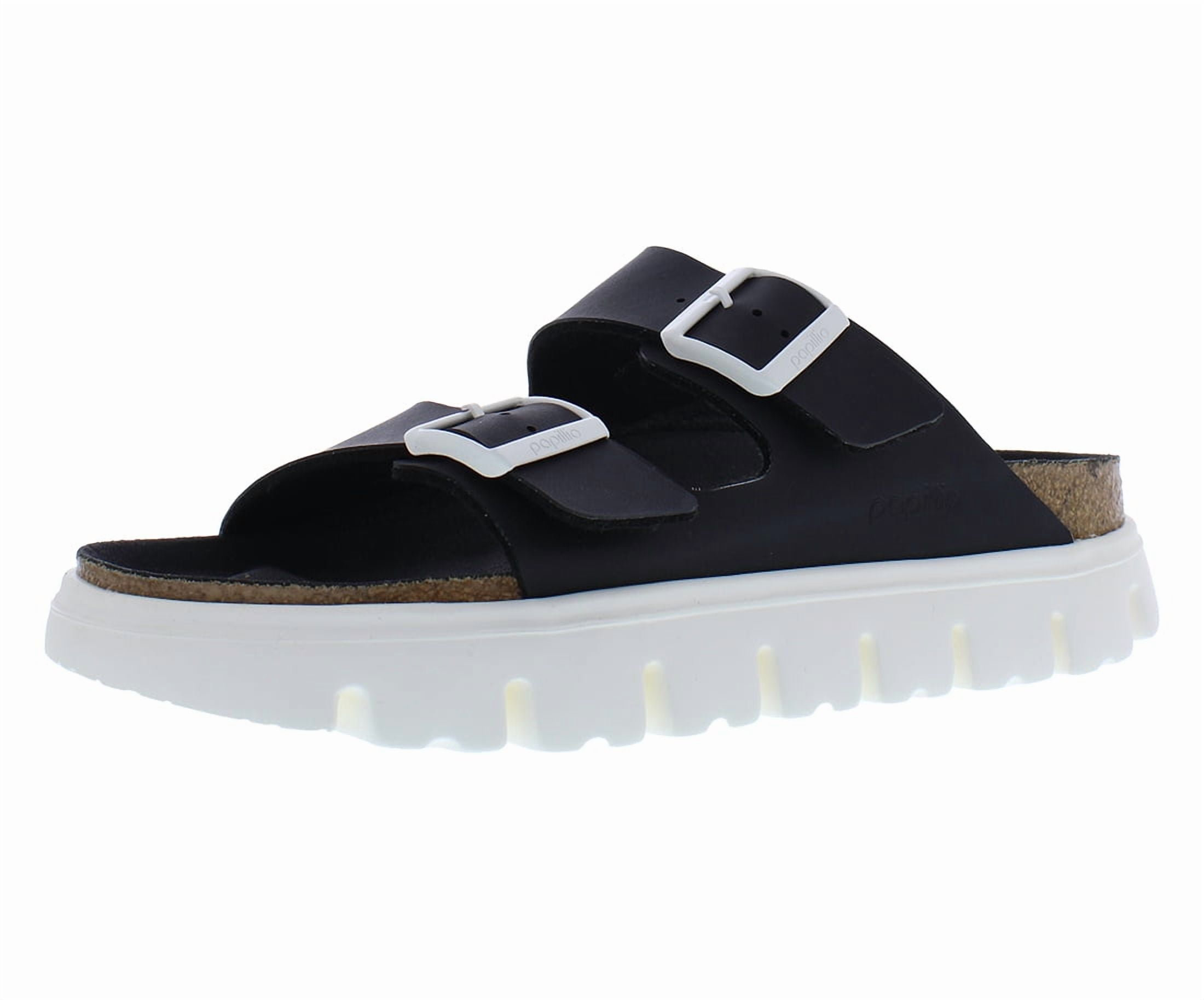 Birkenstock Arizona Papillio Chunky Narrow Unisex Shoes Size 7, Color: Black