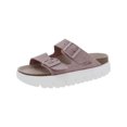 thumbnail image 1 of Papillio Womens Arizona PAP Chunky Suede Platform Slide Sandals, 1 of 3