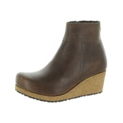 Papillio Womens Leather Booties Ankle Boots Brown 36 Medium B,M