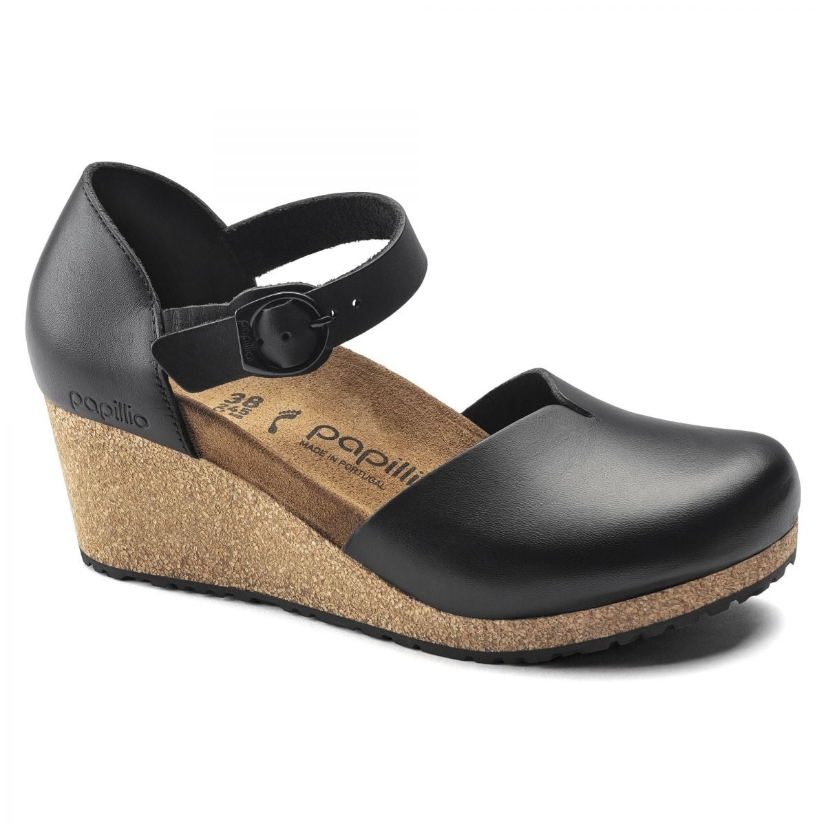 Wedge Sandals Papillon Shoes By Birkenstock Uk Women's Black
